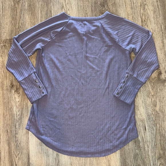 CHASER Ladies' Long Sleeve Waffle Thermal Tunic Sweater Top Size XL - Picture 6 of 7